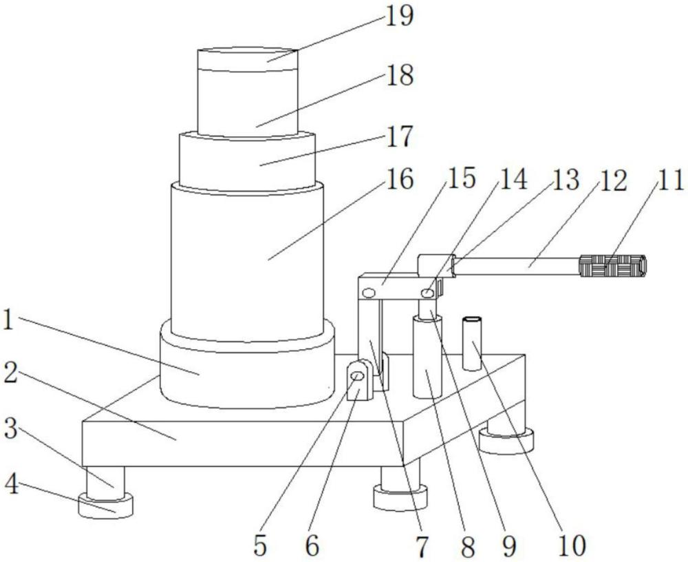 一种具有安全防护机构的高效液压千斤顶的制作方法