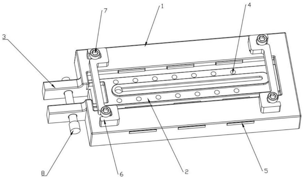 一种镜头支架用长板托架精孔加工定位工装座的制作方法