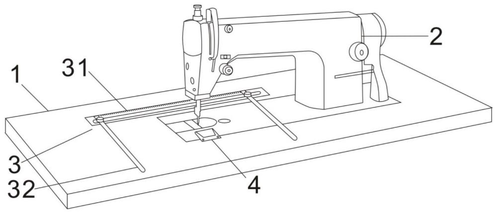 松紧腰口钉标签平缝机的制作方法