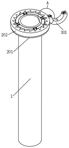 一种用于施工现场的支护结构桩顶监测装置的制作方法