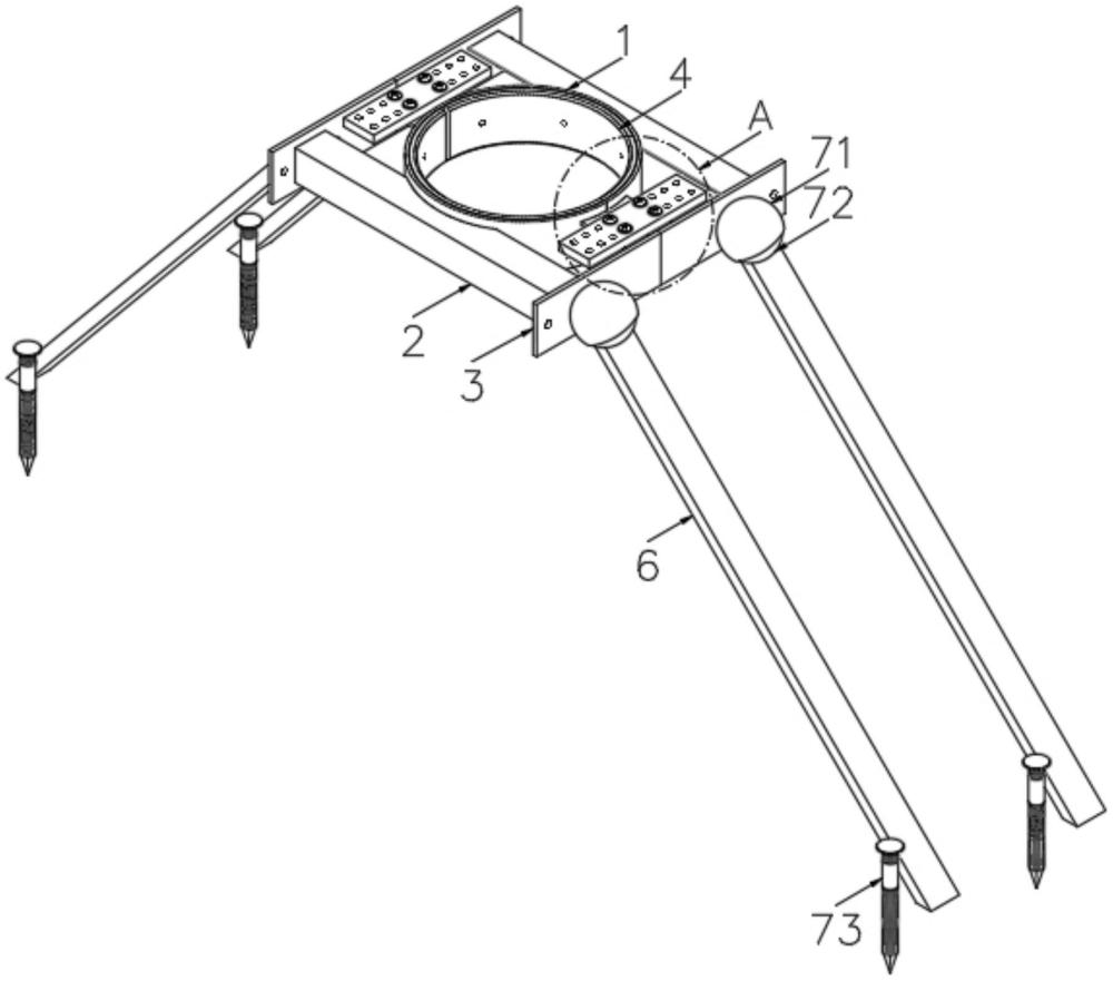 一种园林建筑支撑架的制作方法