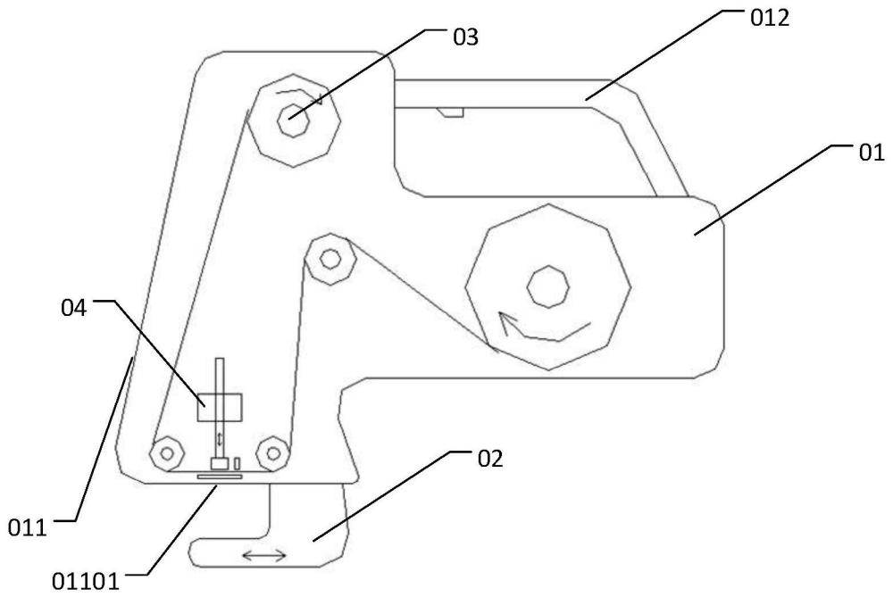 手持式轮胎标签贴合器的制作方法