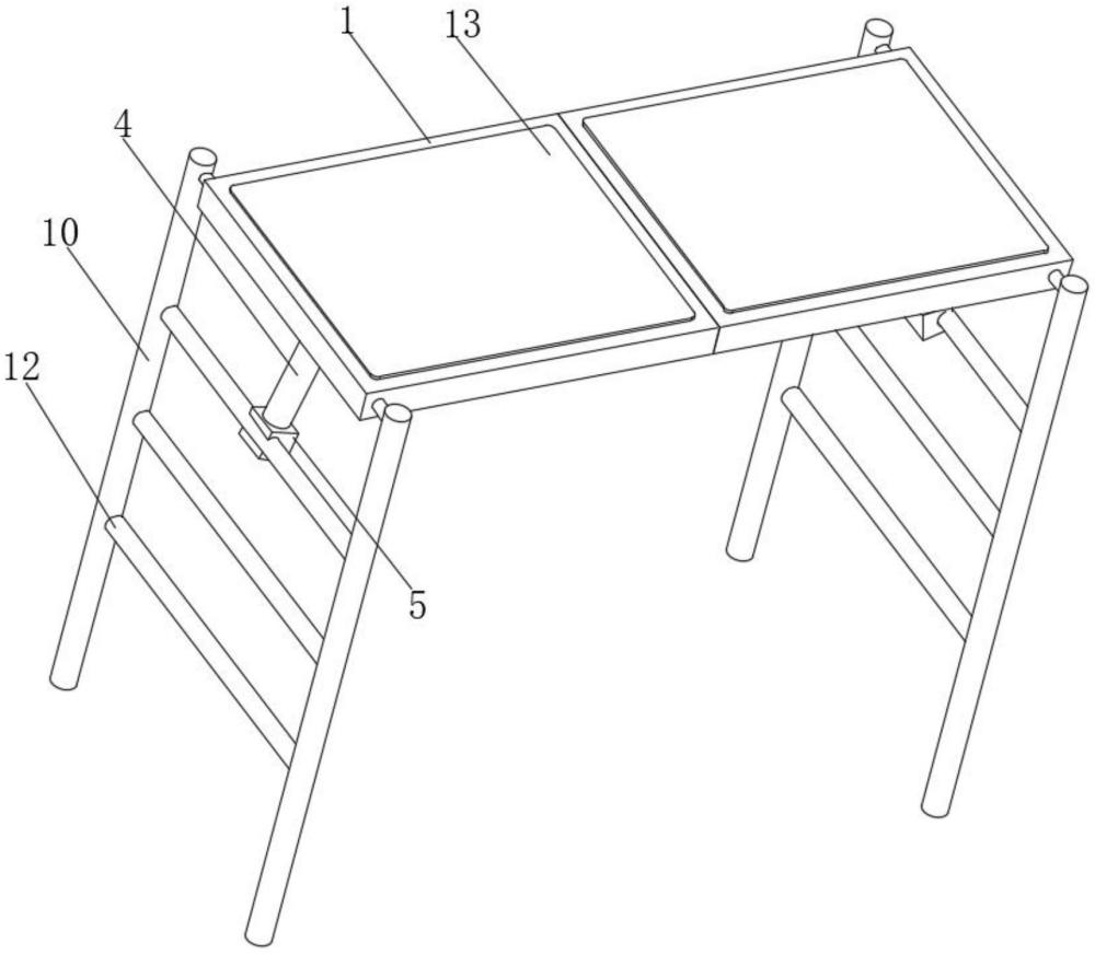 一种建筑用折叠式脚手架的制作方法