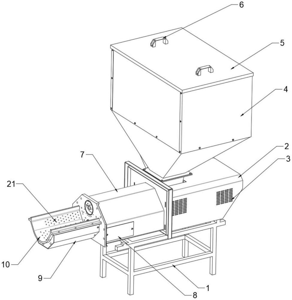 一种可拆卸式的简易适用生物质烤烟房专用燃烧机的制作方法