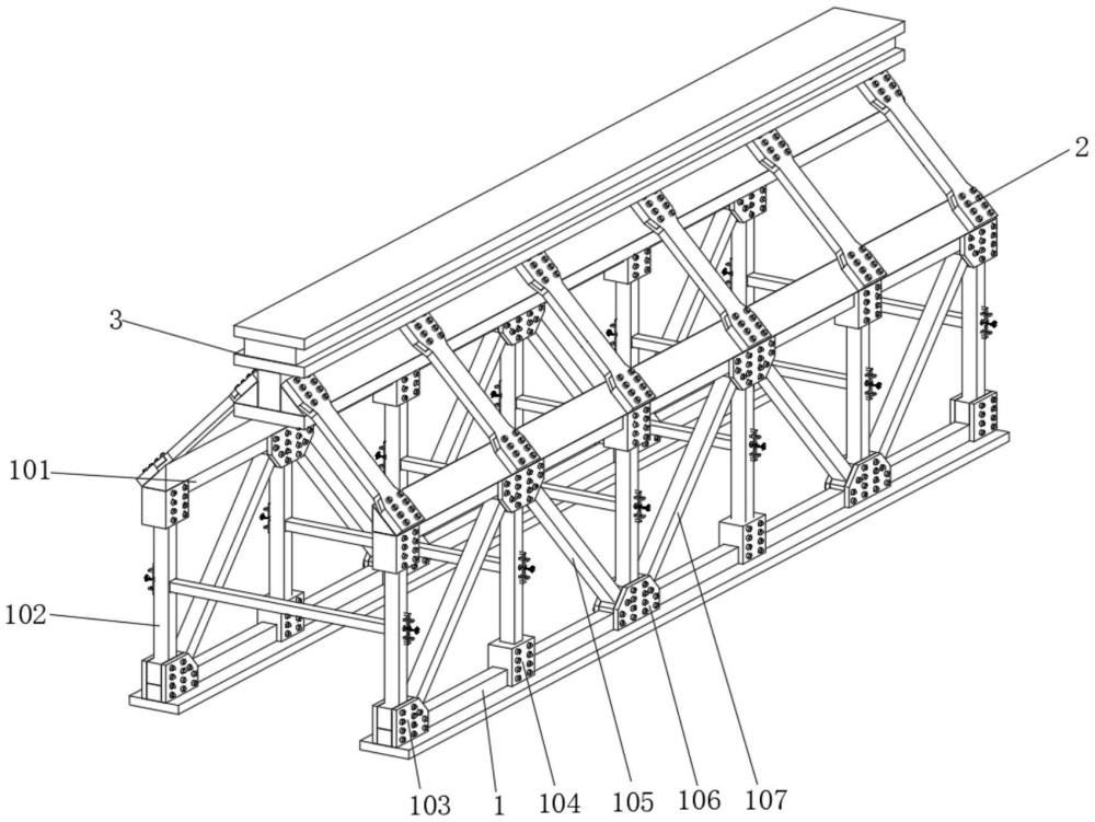一种新型桁架式主梁结构的制作方法