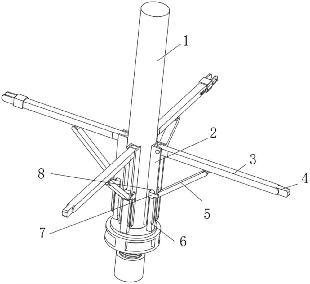 一种高层建筑用建筑支撑架的制作方法