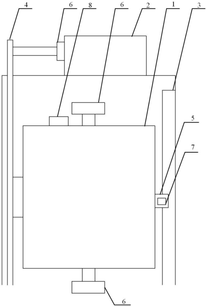 一种电梯井道三维扫描重构及形变动态监测系统