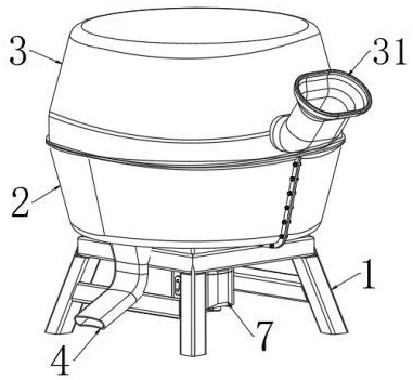 一种矿山废渣处理用磨粉机的制作方法