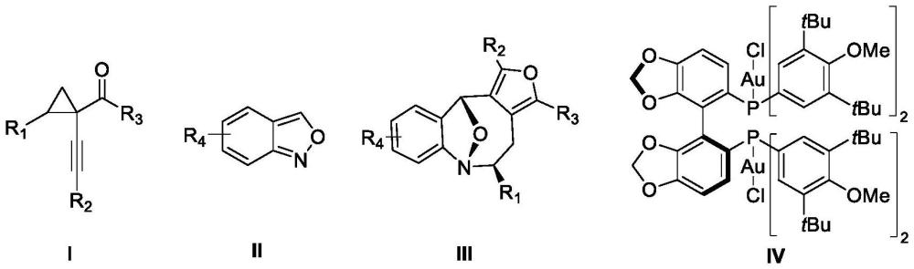 一种通过金催化的不对称环加成反应及动力学拆分合成手性氮杂八元环类化合物的方法与流程