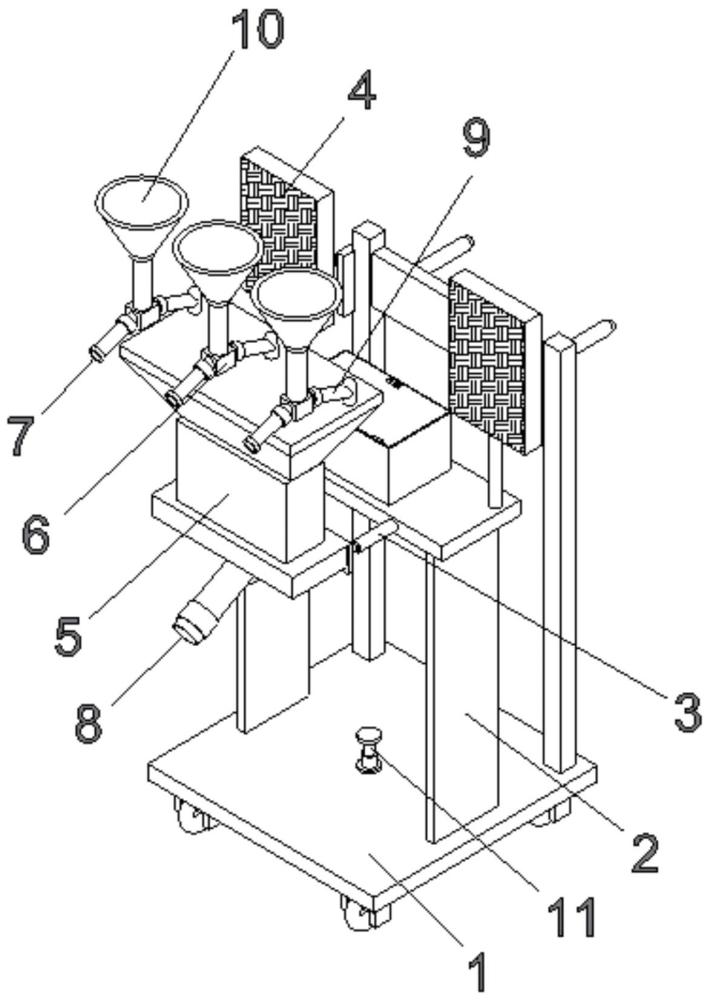 一种环保型建筑施工用配料设备的制作方法