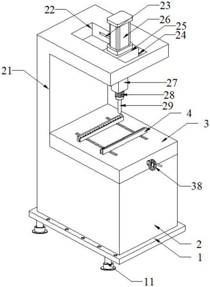 一种用于手机加工用手机壳开孔机的制作方法