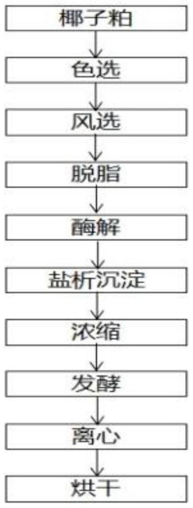 一种利用椰子粕发酵精制蛋白的方法及其应用与流程