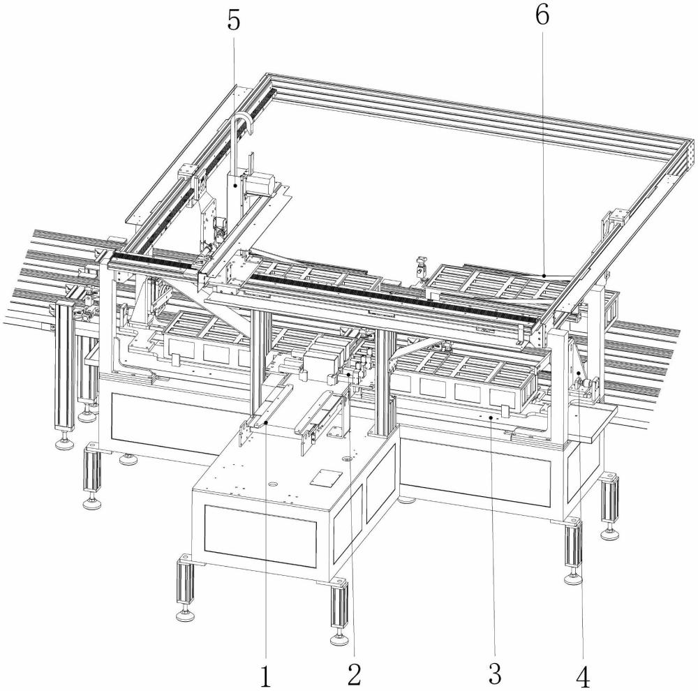 一种产品自动插框下料输送机构的制作方法