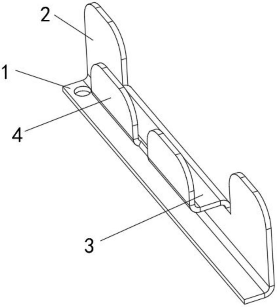 一种新型的玻璃面板上锅支架固定结构的制作方法