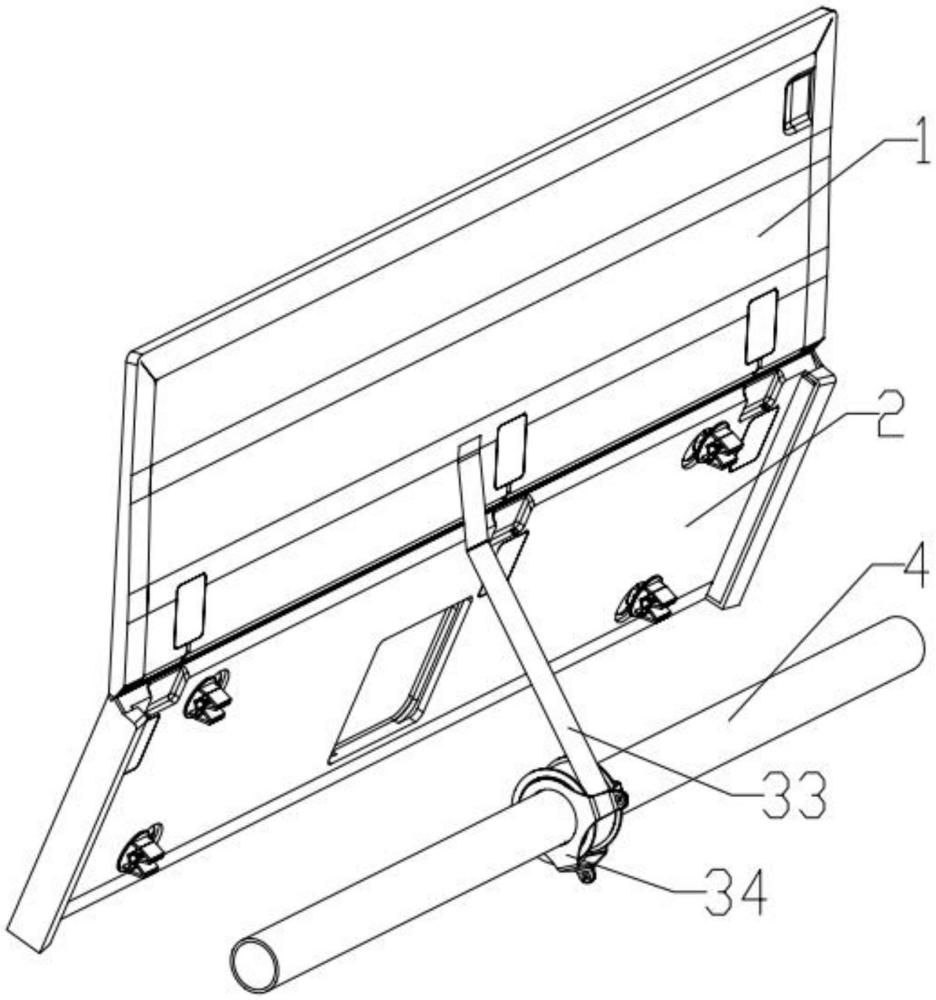 后排座椅尾板复位结构的制作方法