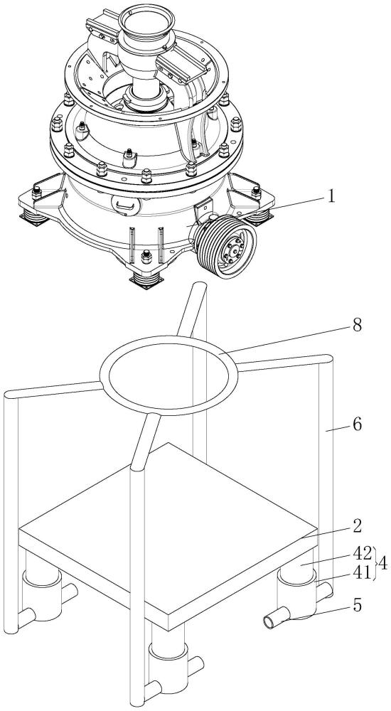 一种圆锥破碎机防震主机架的制作方法