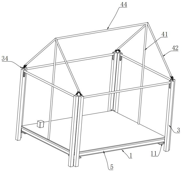 一种采用碳纤维制作的铝合金可拆卸式篷房的制作方法