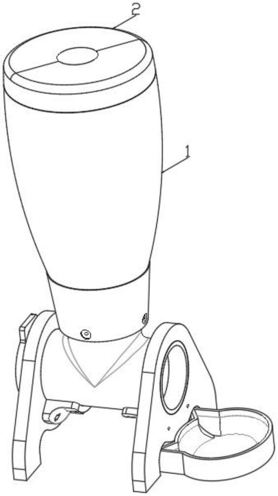 一种防止食物受潮的自动喂食器的制作方法