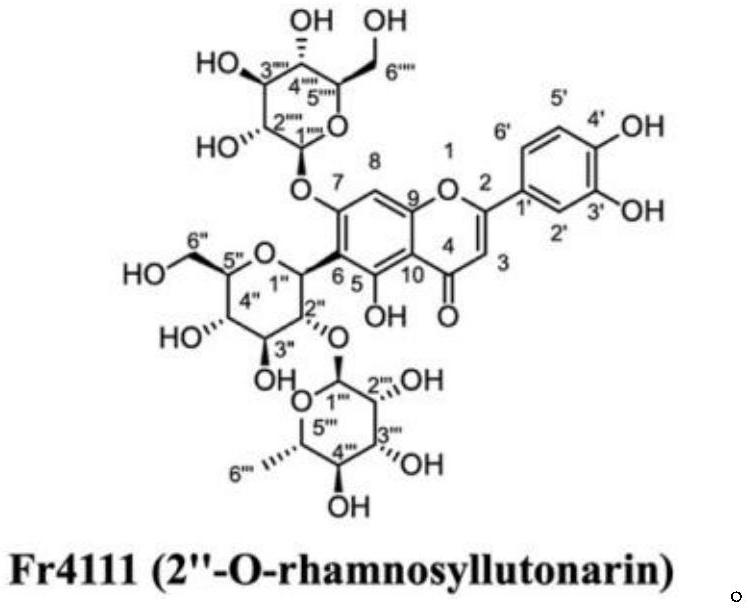 瞿麦黄酮碳苷类化合物及其定向分离制备方法和应用