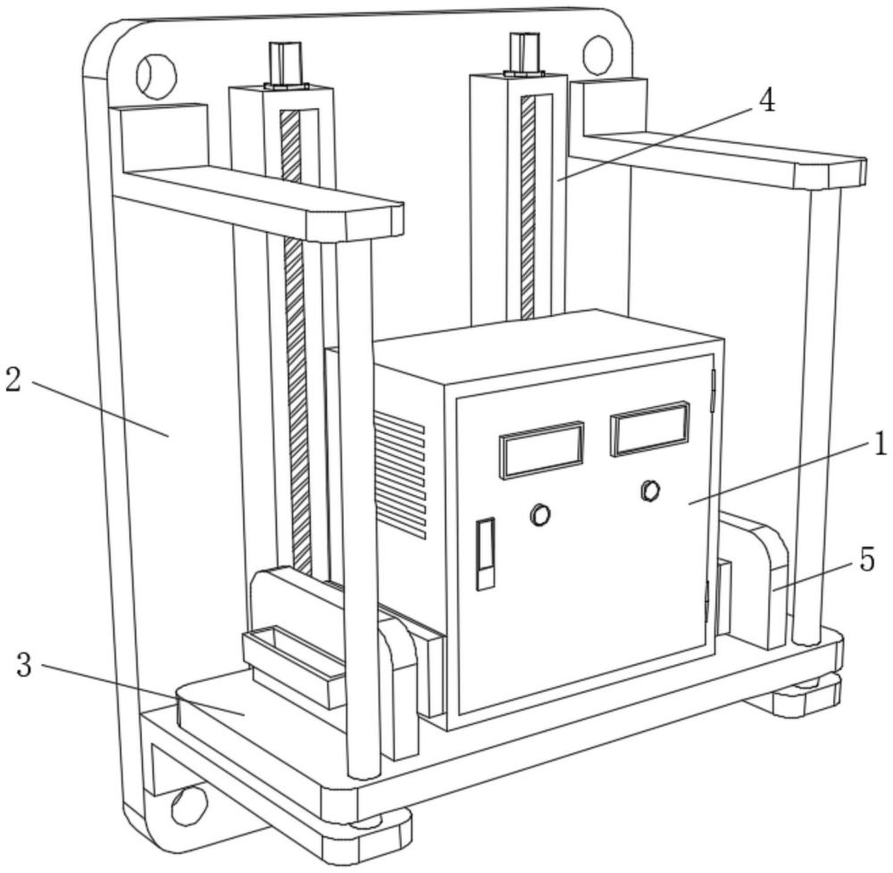 一种壁挂式后备直流电源箱的安装支架的制作方法