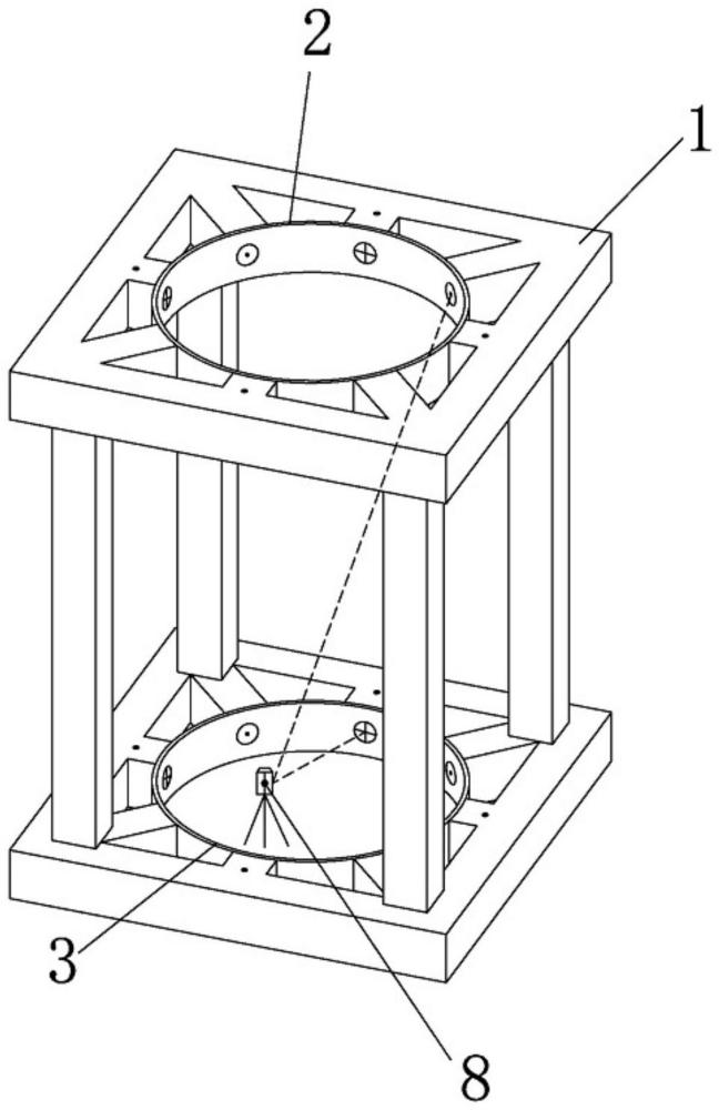 一种钢护筒导向环的同心度及椭圆度的测量方法与流程