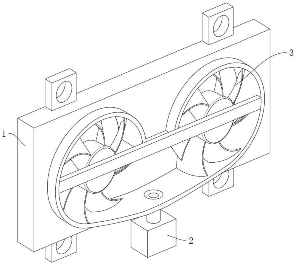 一种散热风扇结构及金属元器件编带机的制作方法