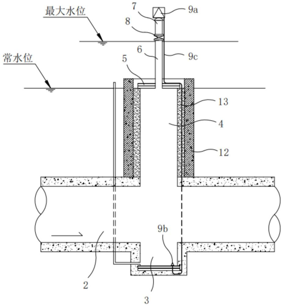 一种水下压力管道及其施工方法与流程