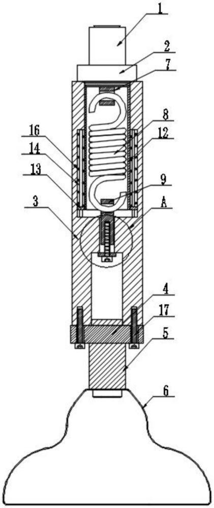 一种折弯机的柔性弹簧压杆的制作方法