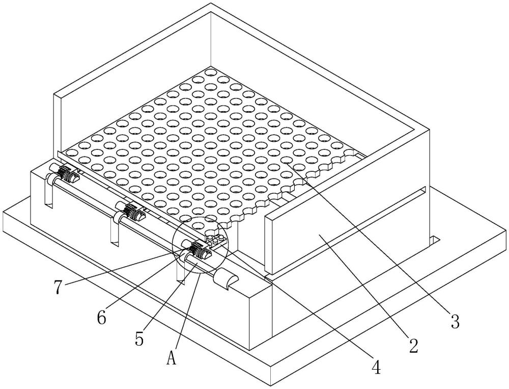 大米分筛设备筛网清理结构的制作方法
