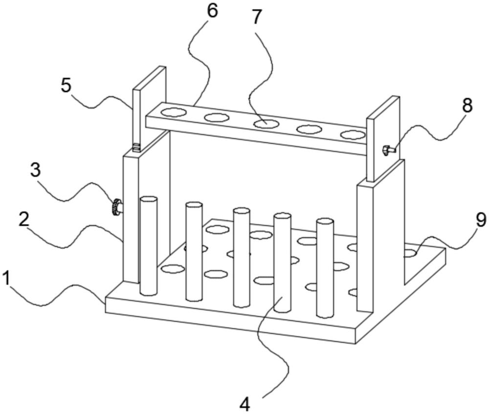 一种试管放置架的制作方法