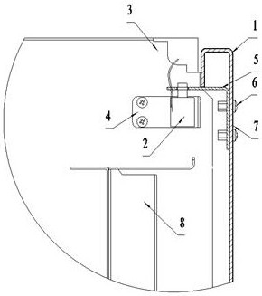 一种手车式高压开关成套设备柜门的闭锁装置的制作方法