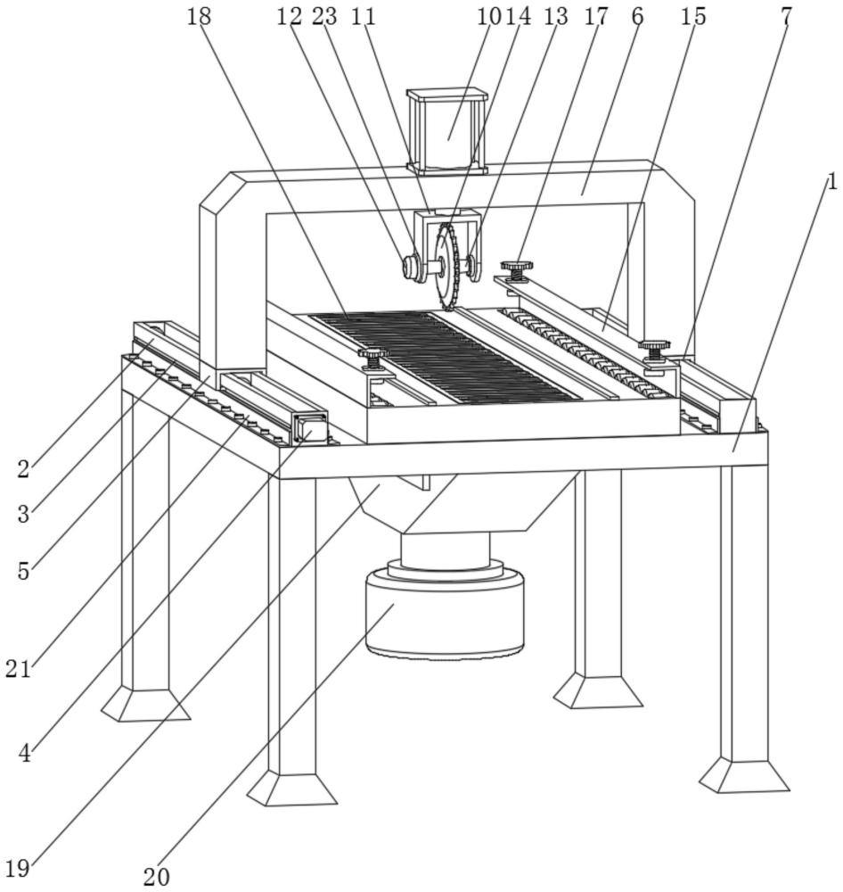 一种竹木家具原料的切割设备的制作方法