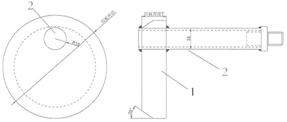 用于转化炉模块化管段压力试验的临时盲板的制作方法