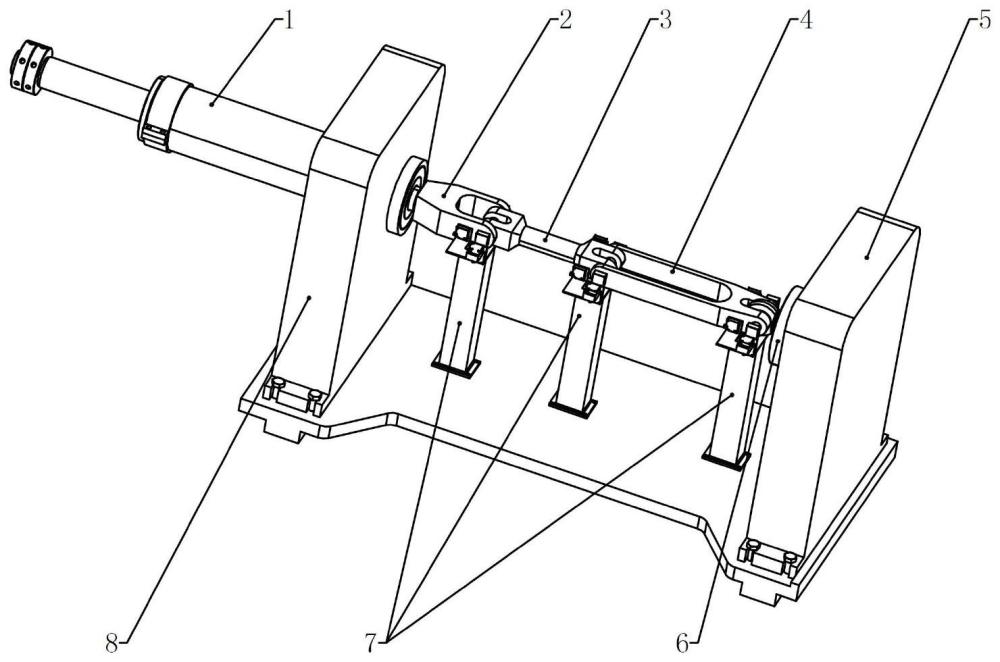 折叠撑杆受载偏心距的测量方法与流程