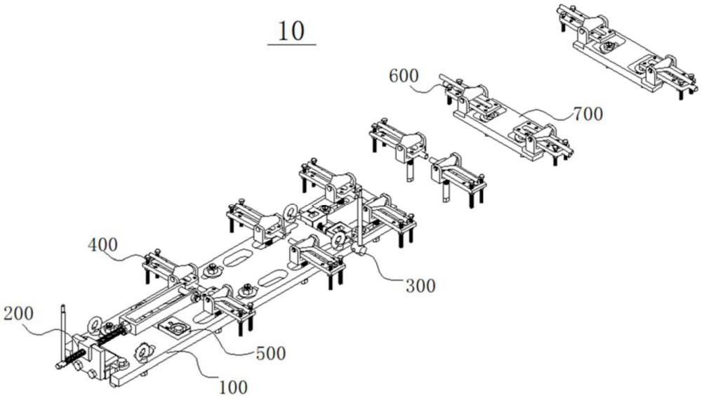 一种辙叉心轨和叉跟轨组件通用装卡装置的制作方法