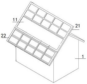 一种太阳能光伏板与建筑屋顶的连接结构的制作方法