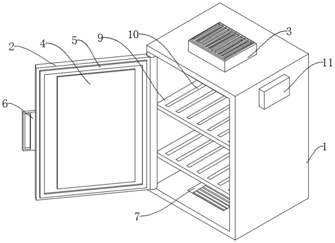 一种信息通信服务器用机柜的制作方法