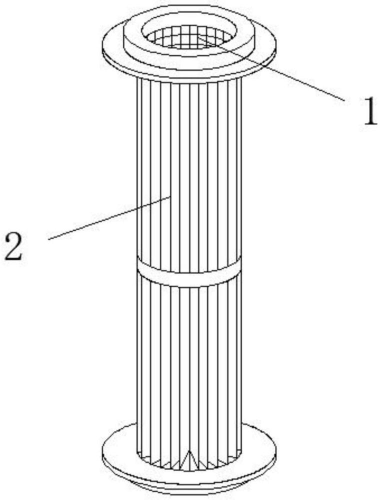 一种钢厂热风炉专用超低低排放滤筒的制作方法
