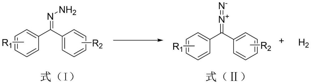 通过间接电氧化酮腙化合物制备重氮化合物的方法