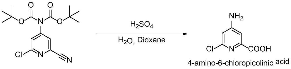 一种4-氨基-6-氯-2-吡啶甲酸的制备方法与流程