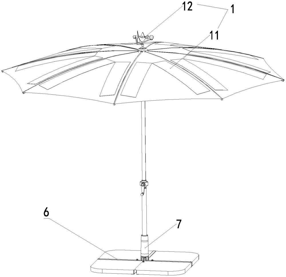 一种储能遮阳伞的制作方法