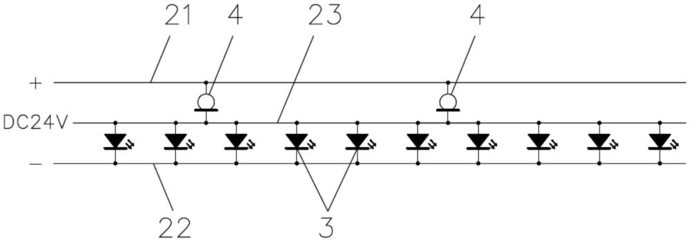 一种低压恒流LED灯带的制作方法