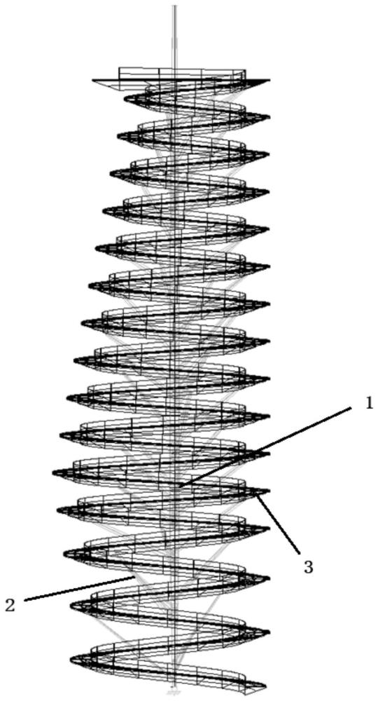 一种超大型异构螺旋坡道及其建筑施工方法与流程
