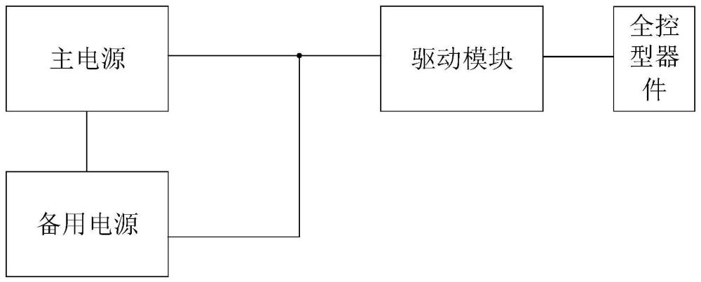 一种全控型器件串联阀的驱动系统及驱动电源切换方法与流程