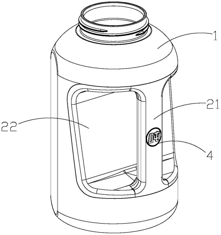 一种带可拆卸手柄的容器的制作方法