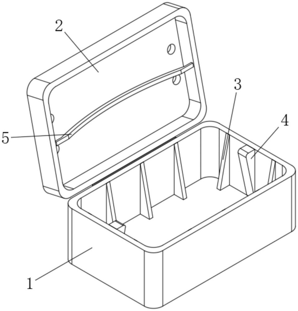 一种带支撑结构的吸塑盒的制作方法