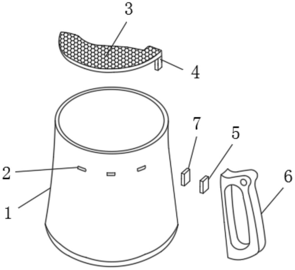 一种磁吸滤网茶杯的制作方法