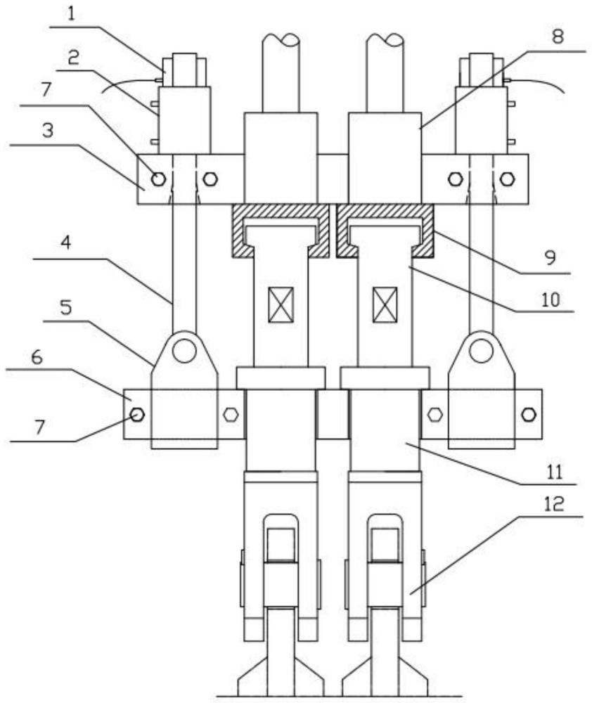 适用于紧凑型空间结构工况的双拉索张拉装置及施工方法与流程