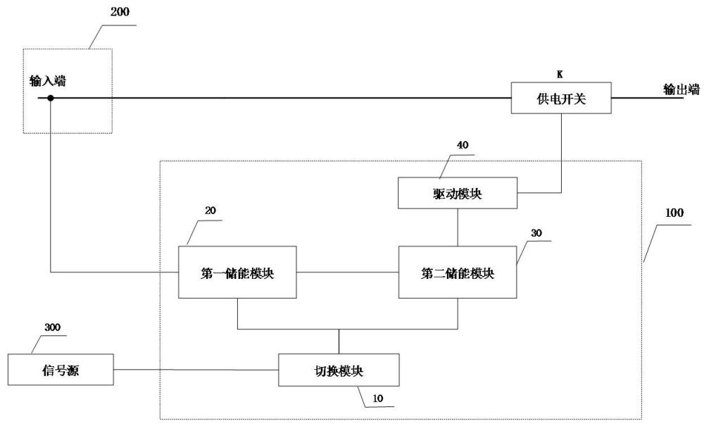 供电开关驱动电路及储能电源的制作方法