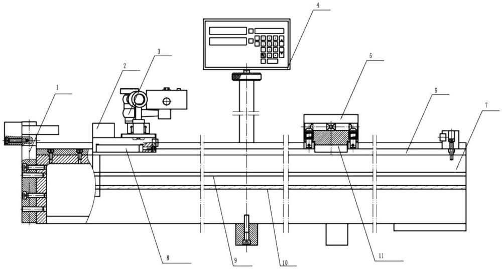 一种数显铁路支距尺检定器的制作方法